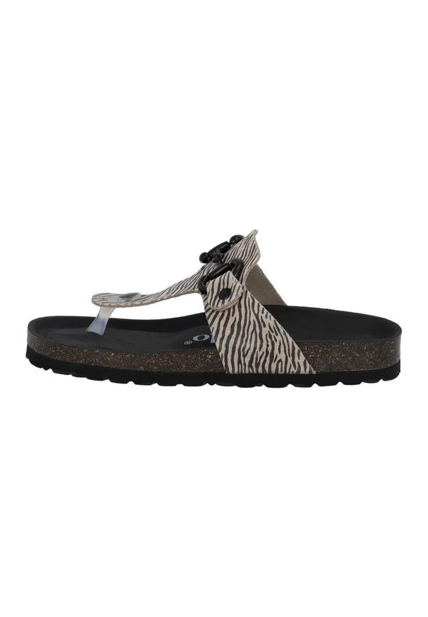KOS ZEBRA - Bade-Zehentrenner - beige