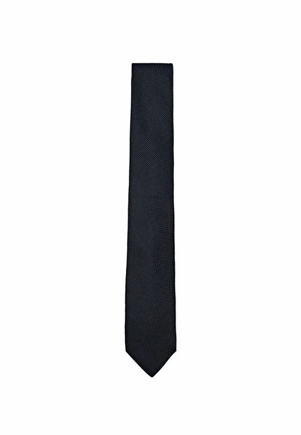 Krawatte - mottled dark blue