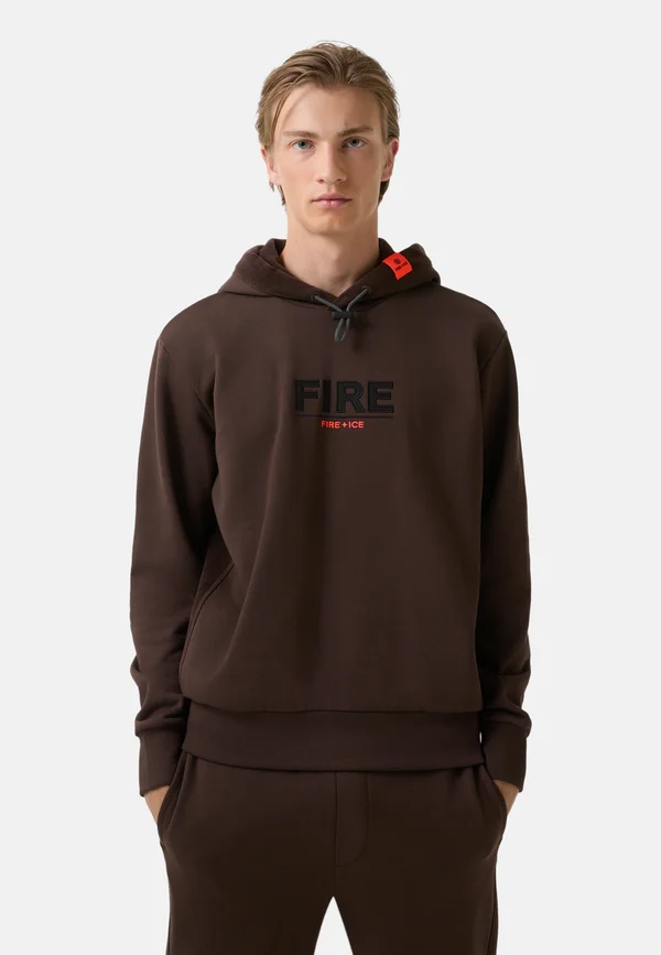 KRISTAN - Kapuzenpullover - espresso