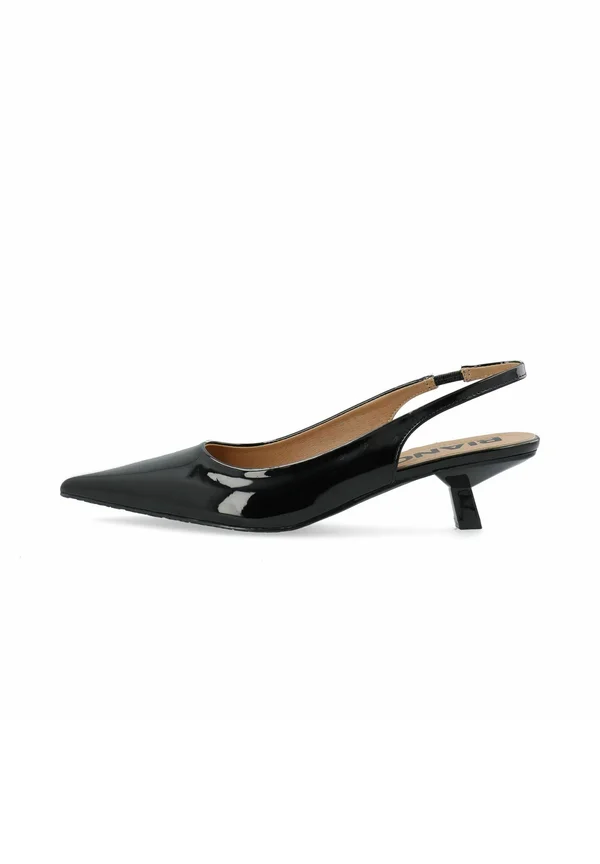 KRISTIN KITTEN SLINGBACK PATENT - Pumps - black