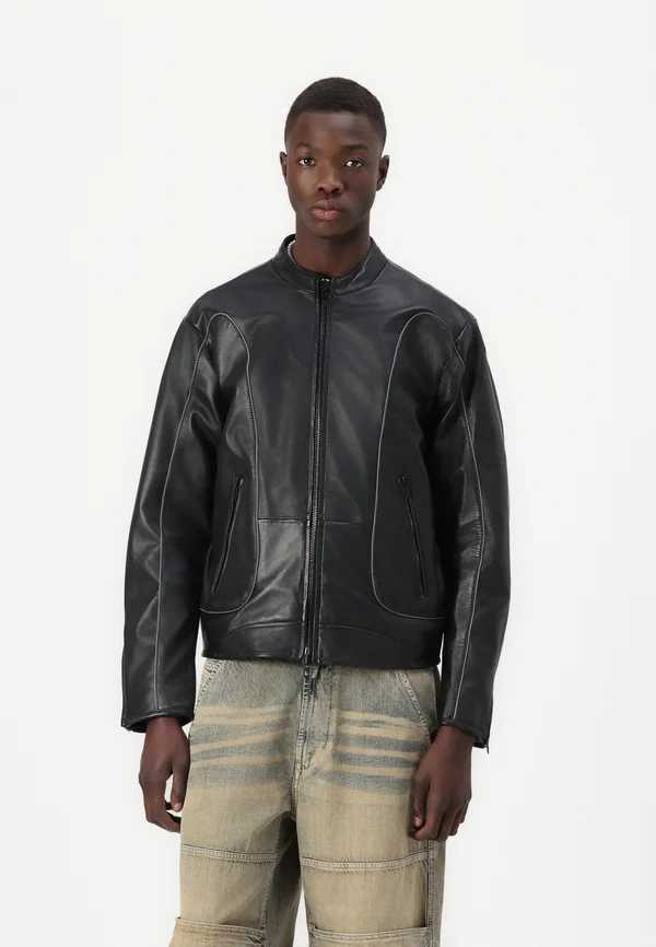 KRIXY - Lederjacke - black