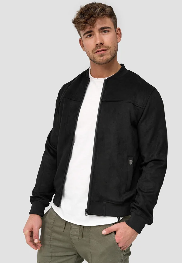 Kunstlederjacke - black