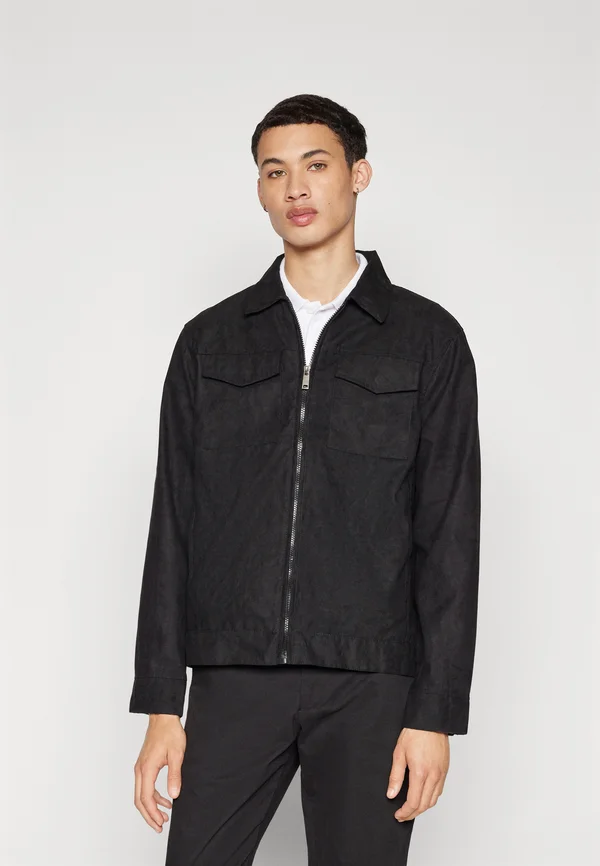 Kunstlederjacke - black
