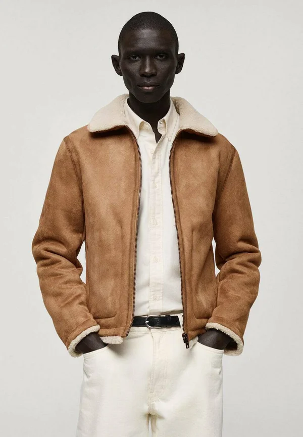 Kunstlederjacke - brown