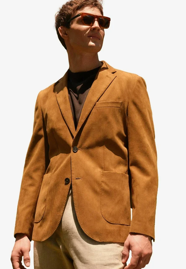 Kunstlederjacke - tan brown