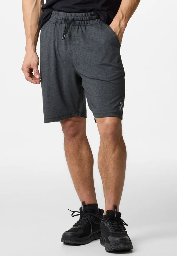 Kurze Sporthose - black melange