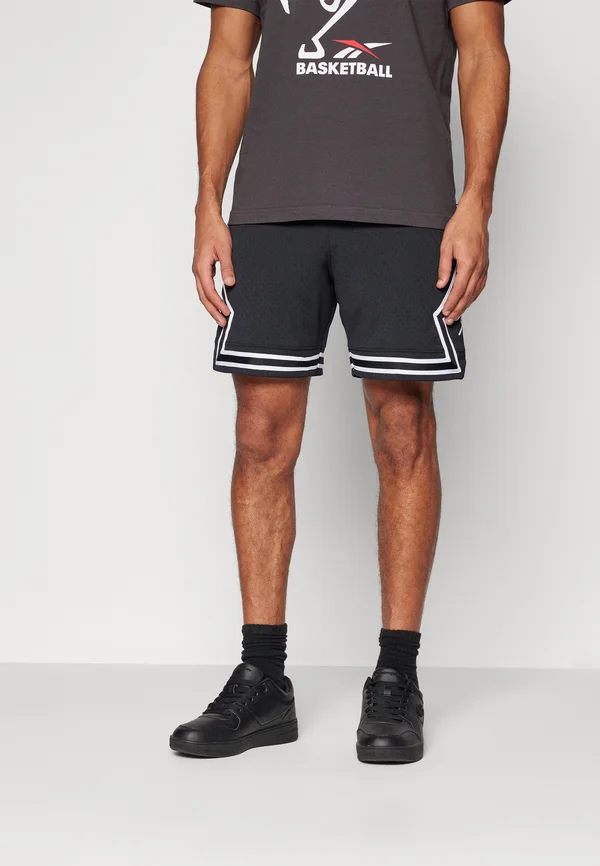 Kurze Sporthose - black/white