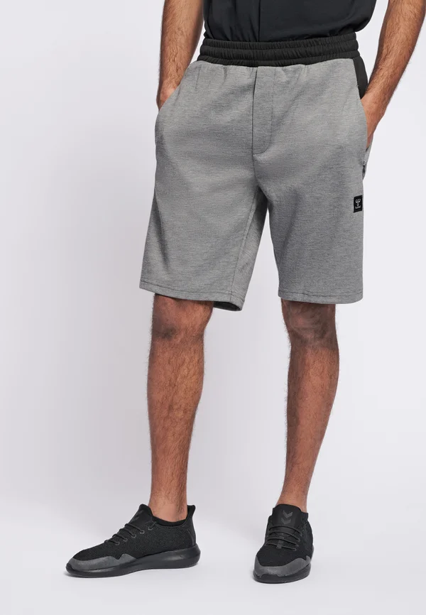 Kurze Sporthose - grey melange
