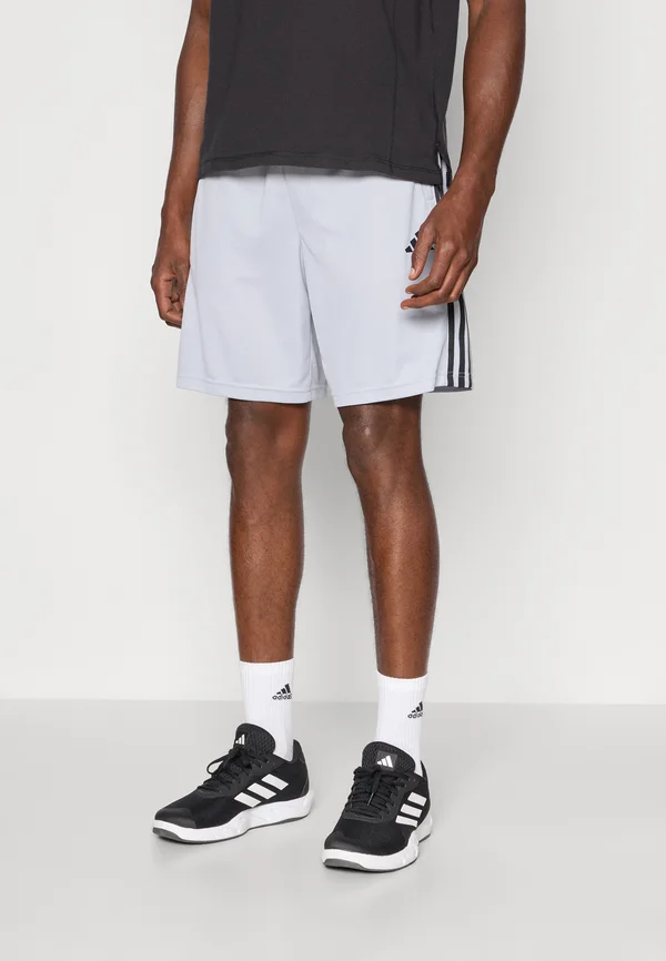 Kurze Sporthose - halo silver-coloured/black