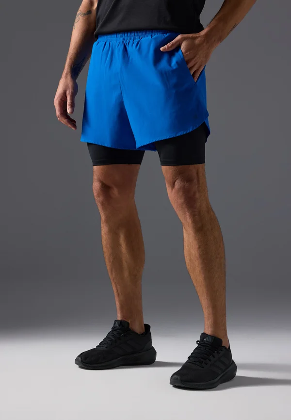 Kurze Sporthose - royal blue/black