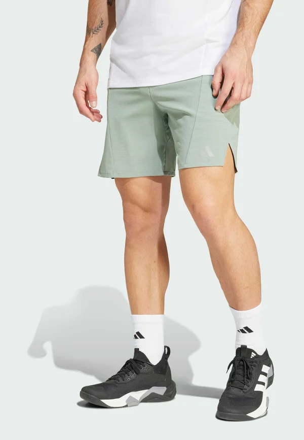 Kurze Sporthose - silver green