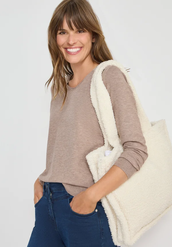 KUSCHELIGER - Strickpullover - braun