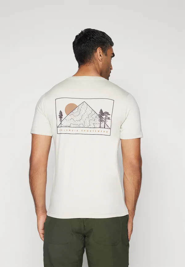 KWICK HIKE™ BACK GRAPHIC SS TEE - Sport T-Shirt - grey