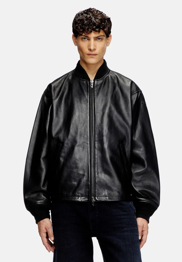 L-KHAT - Lederjacke - black