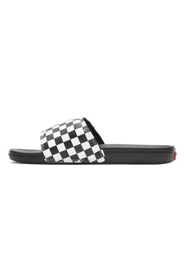 LA COSTA SLIDE ON UNISEX - Pantolette flach - (checkerboard) true white/black