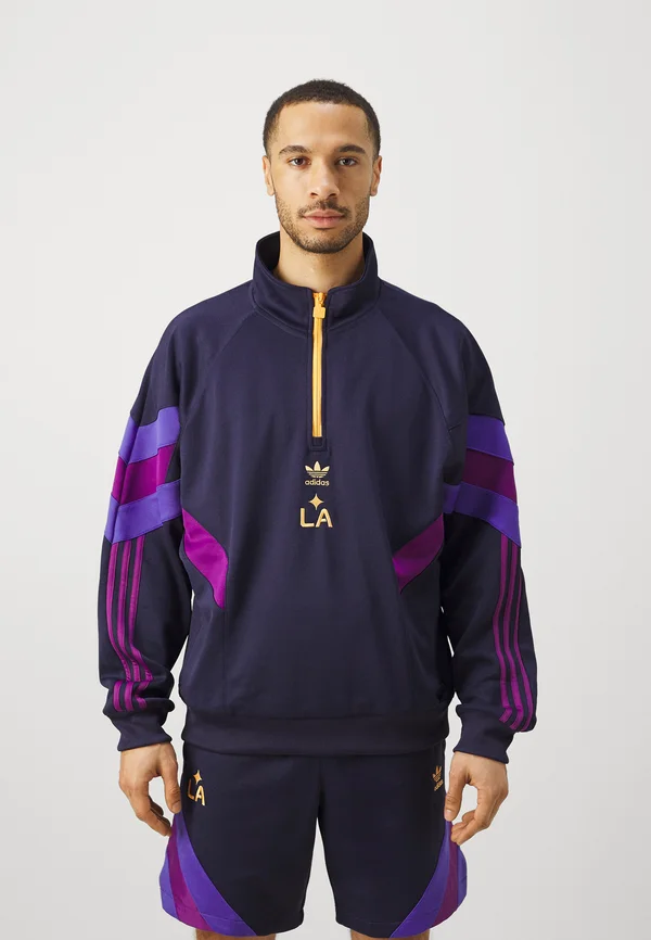 LA GALAXY HALF ZIP   - Vereinsmannschaften - noble ink