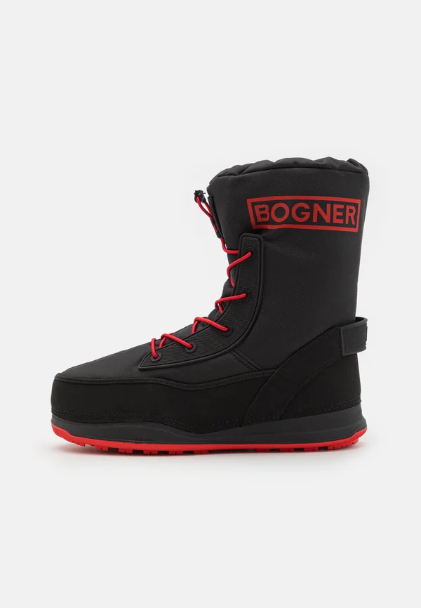 LAAX  - Schnürstiefel - black/red