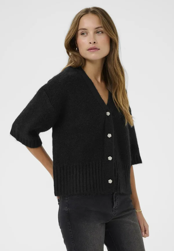 LABIS - Strickjacke - black deep