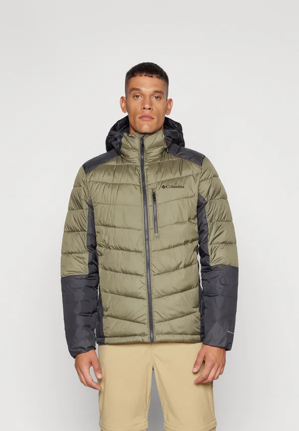 LABYRINTH LOOP™ II HOODED JACKET - Winterjacke - stone green/shark