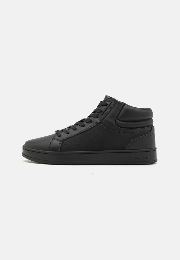 LACE UP EYELET - Sneaker high - black