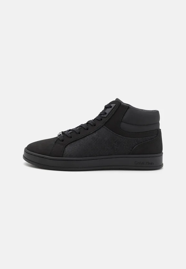 LACE UP - Sneaker high - triple black mono