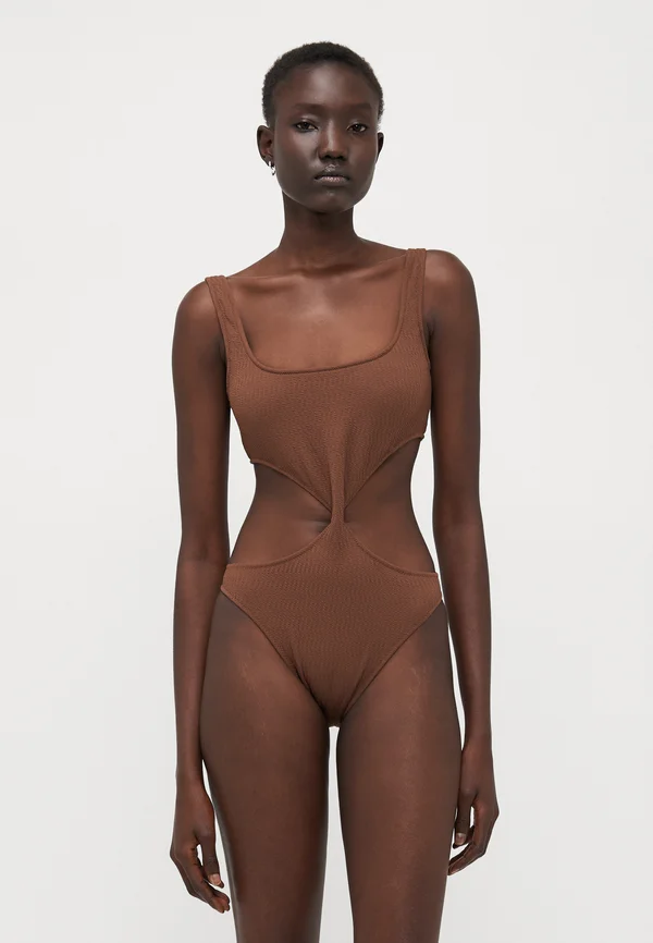 LAGOS ONE PIECE - Badeanzug - fondue fudge
