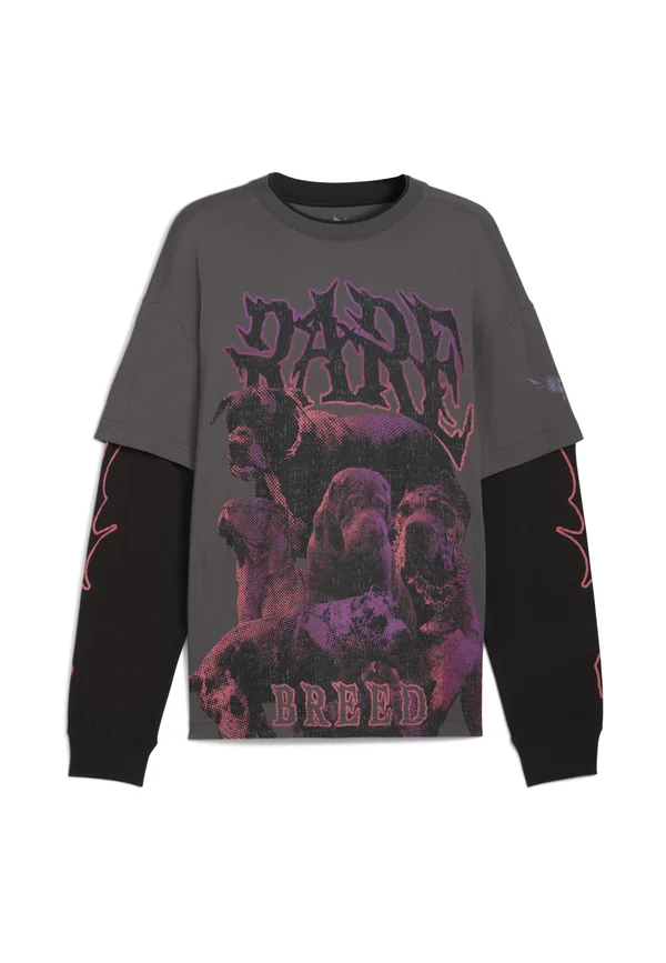 LAMELO WORLD TOURNAMENT LS TEE - Top - dusky gray