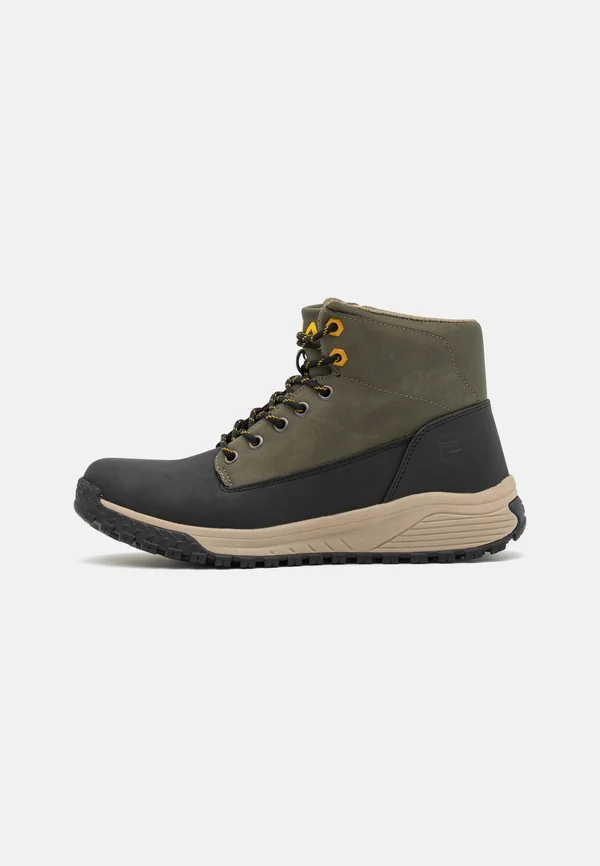 LANCE UNISEX - Schnürstiefelette - black/olive night