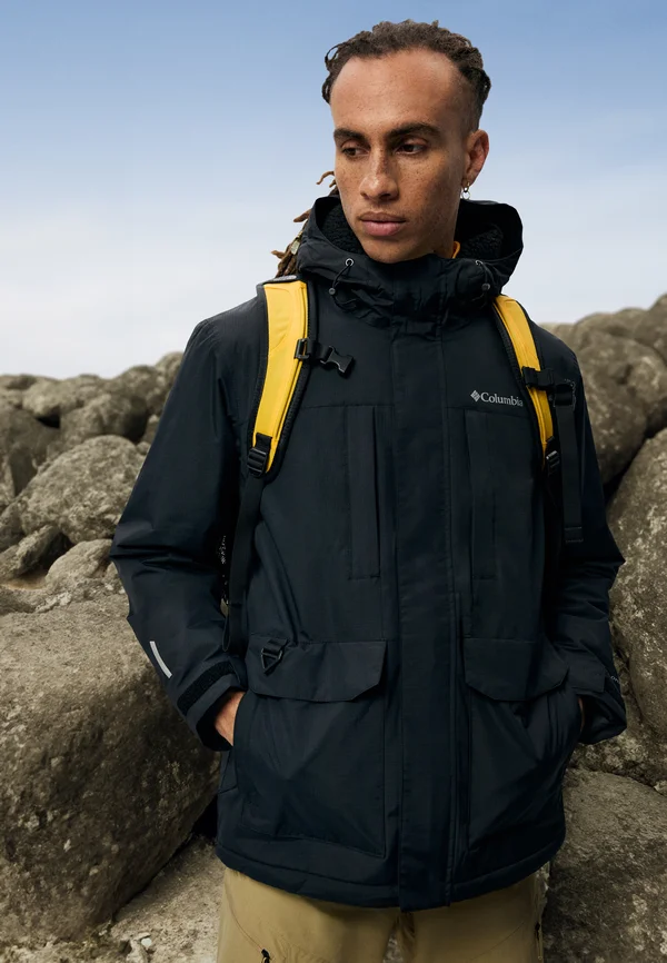 LANDROAMER™ SHERPA LINED JACKET - Outdoorjacke - black