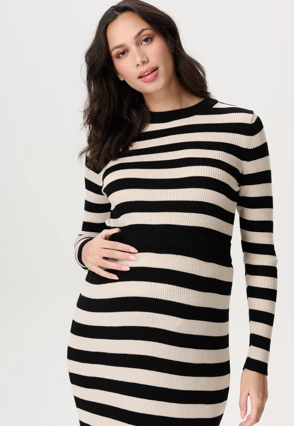 LANGARM DRAGOR - Strickpullover - black