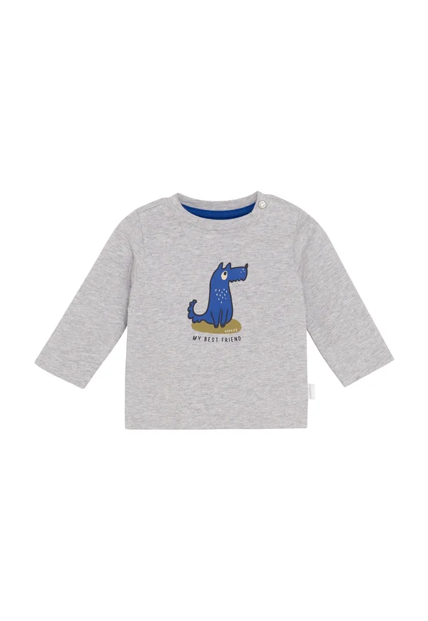 LANGARM SHAFER - Langarmshirt - grey melange