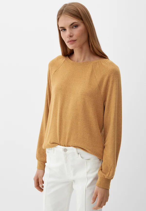 LANGARM - Strickpullover - sandstein