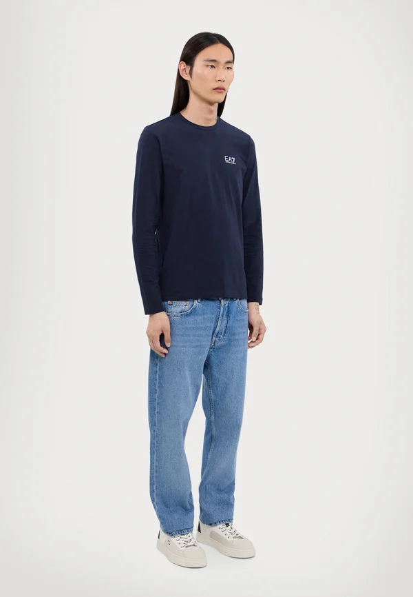 Langarmshirt - armani blue