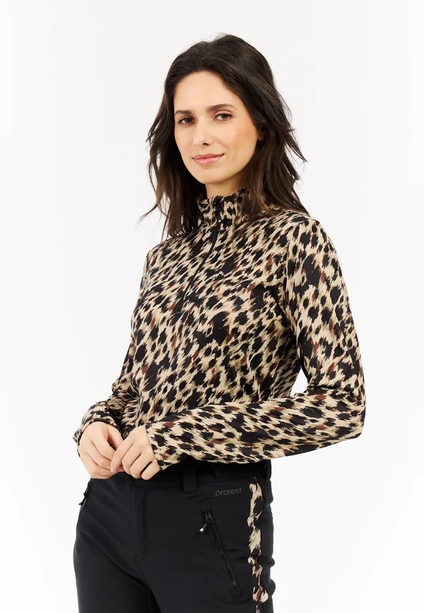 Langarmshirt - bamboobeige