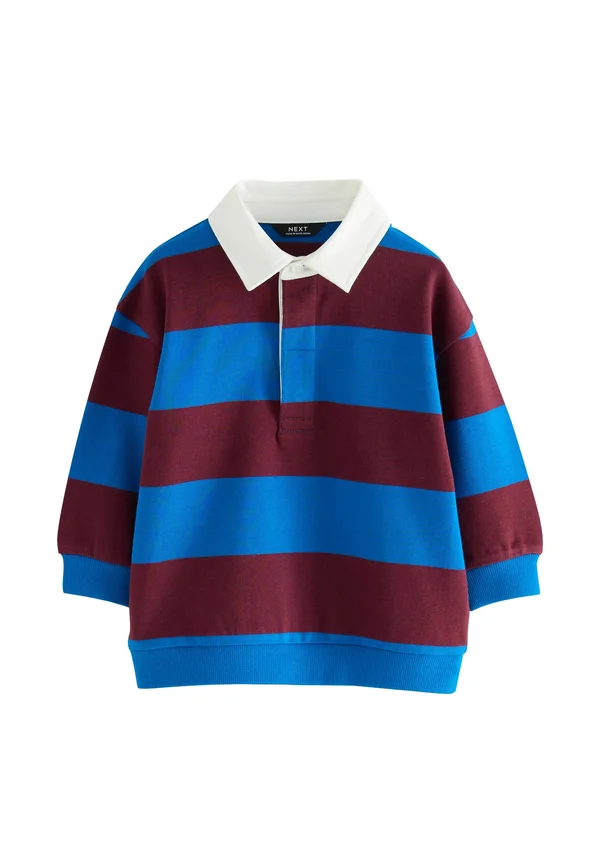 Langarmshirt - blue and burgundy striped