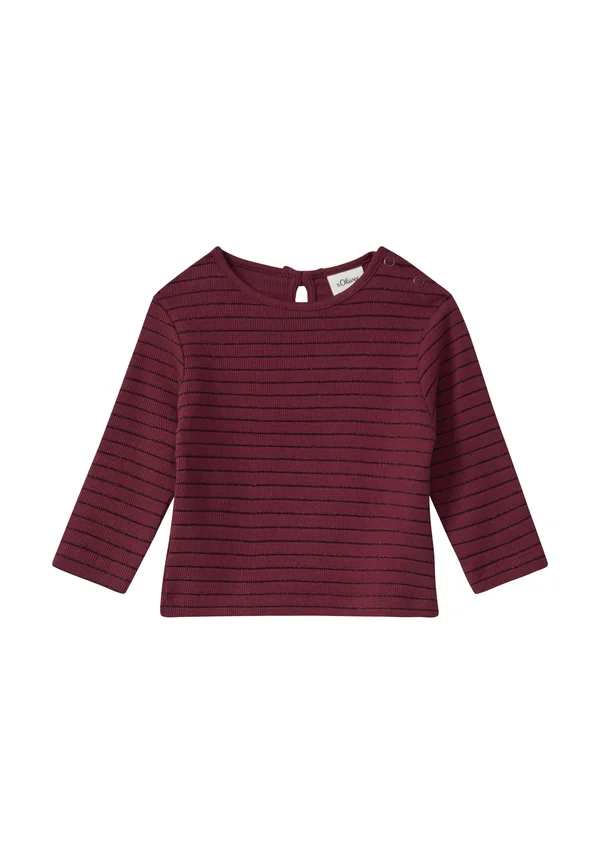Langarmshirt - bordeaux