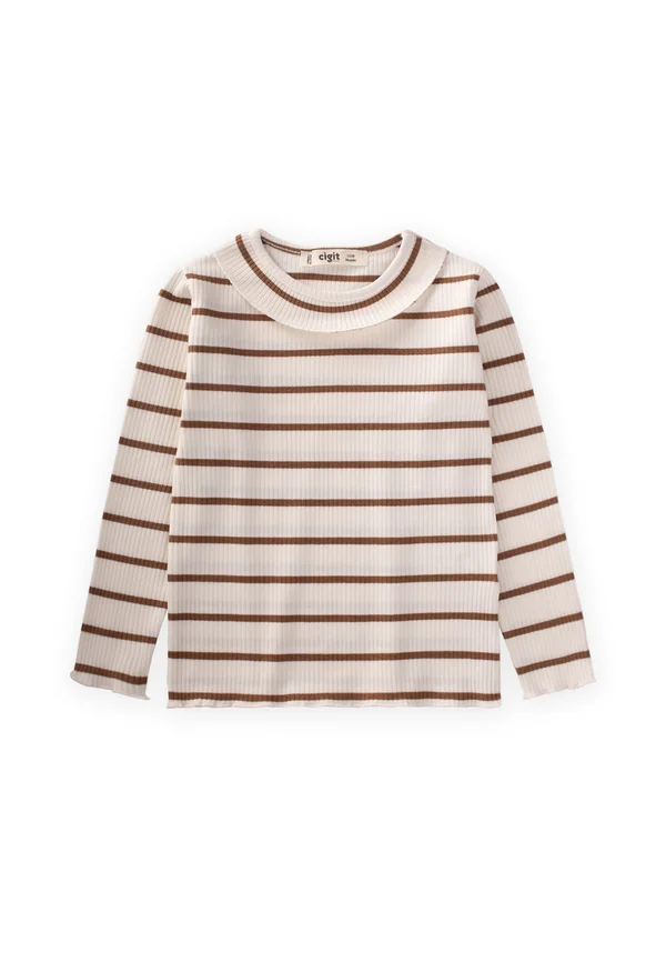Langarmshirt - brown