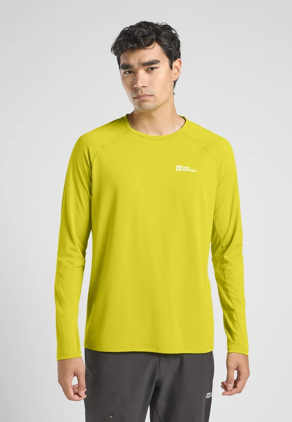 Langarmshirt - chartreuse