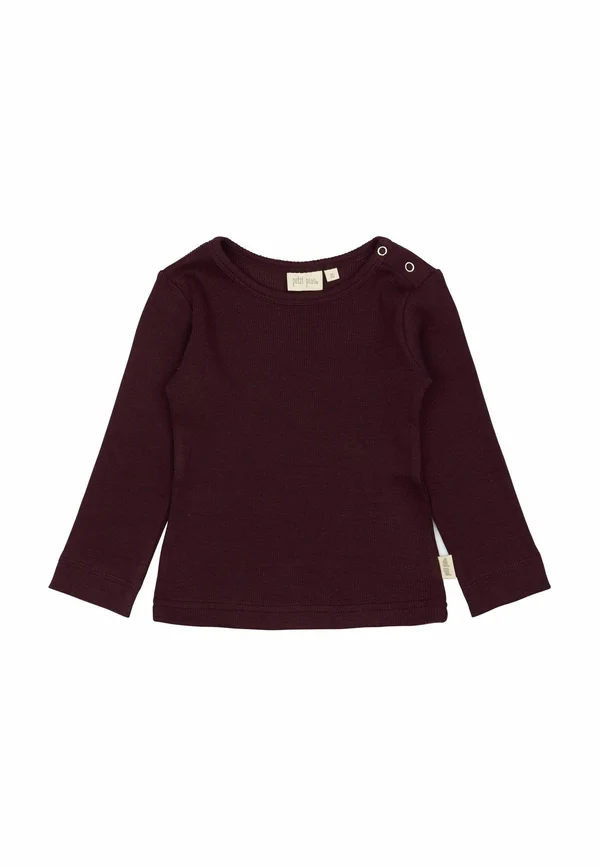 Langarmshirt - dark grape