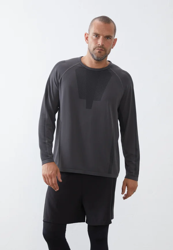 Langarmshirt - dark grey/black