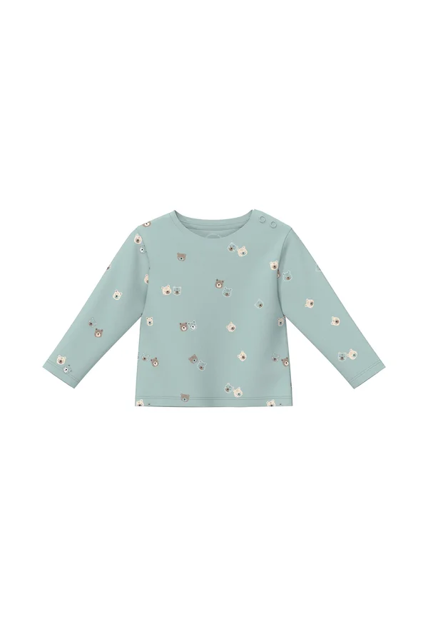 Langarmshirt - helles türkis