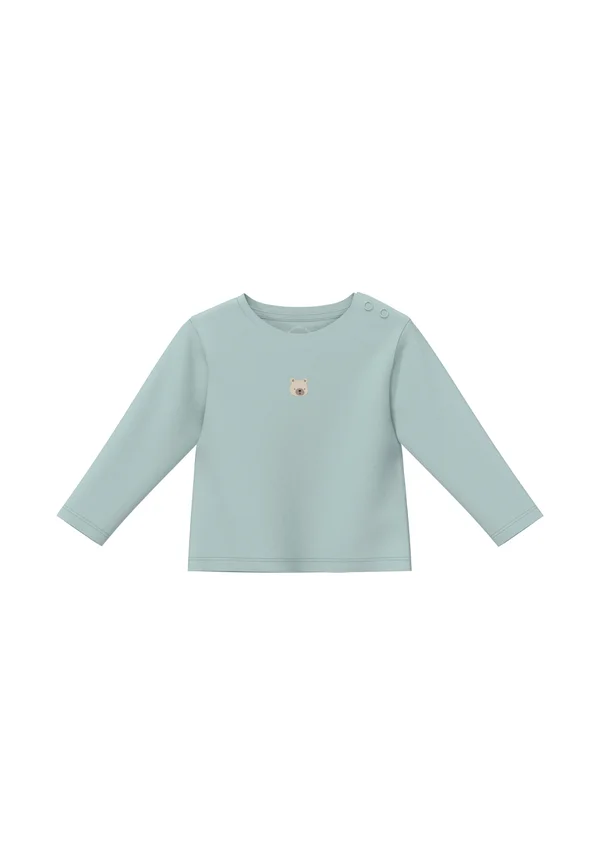 Langarmshirt - helles türkis