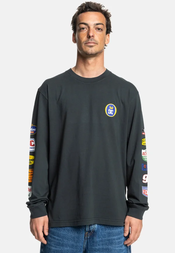 Langarmshirt - kvjy black garment dye