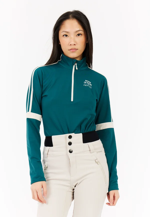 Langarmshirt - rainstorm blue