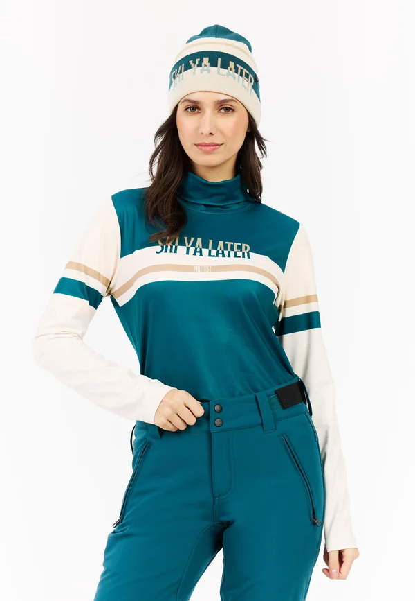 Langarmshirt - rainstorm blue