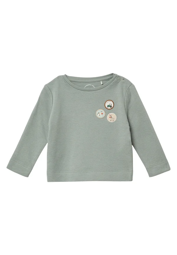 Langarmshirt - salbeigrün