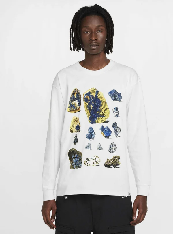 Langarmshirt - summit white