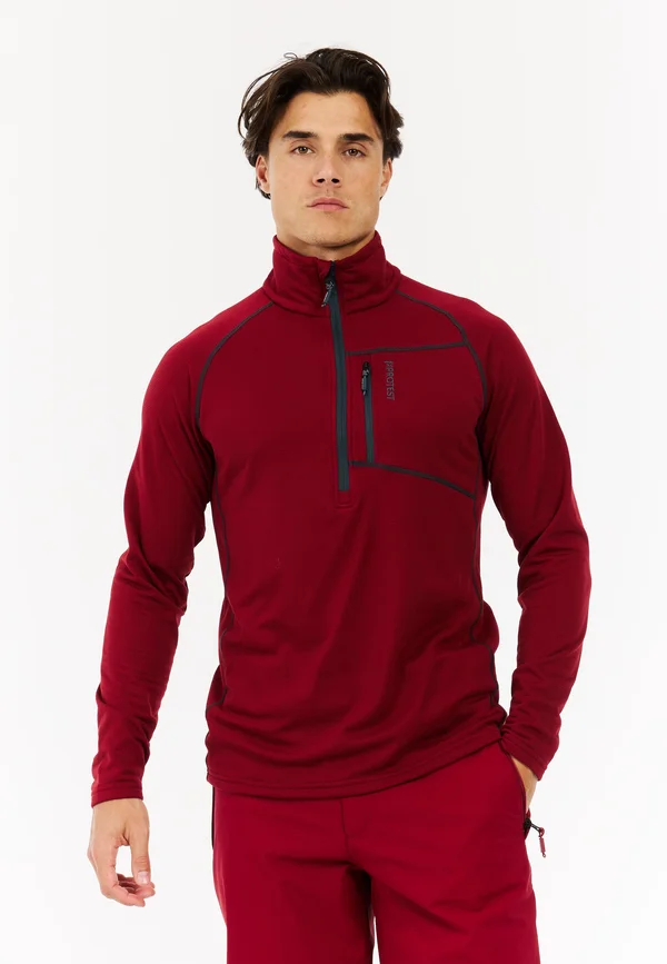 Langarmshirt - velvet red