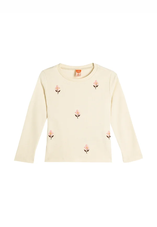 Langarmshirt - white
