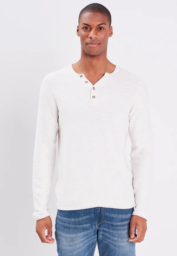 LANGEN ÄRMELN - Strickpullover - ecru